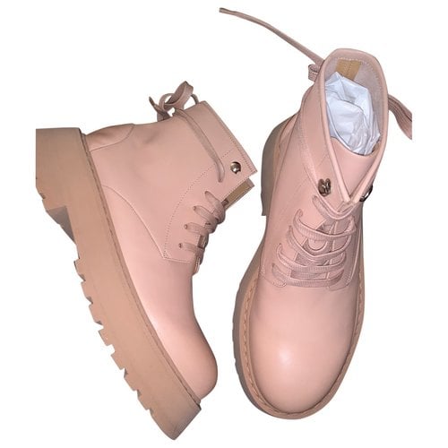 Pre-owned Marsèll Leather Boots In Pink
