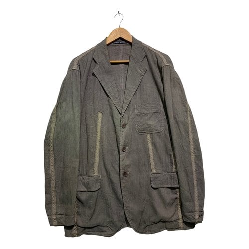 Pre-owned Issey Miyake Vest In Green