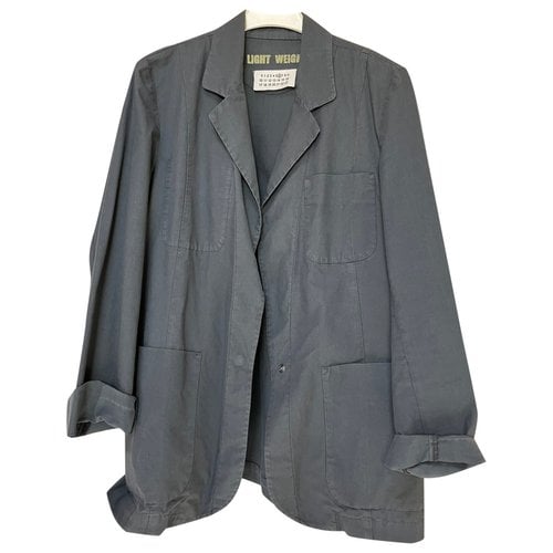 Pre-owned Maison Margiela Blazer In Anthracite