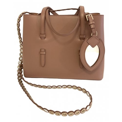 Pre-owned Alaïa Leather Handbag In Pink