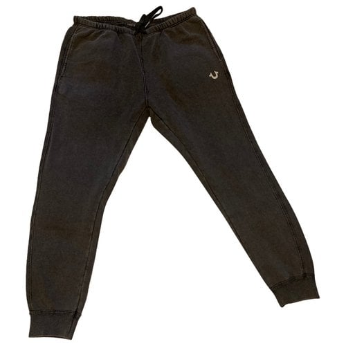 Pre-owned True Religion Trousers In Black