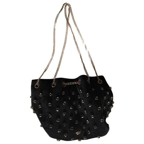Pre-owned Juicy Couture Velvet Handbag In Black