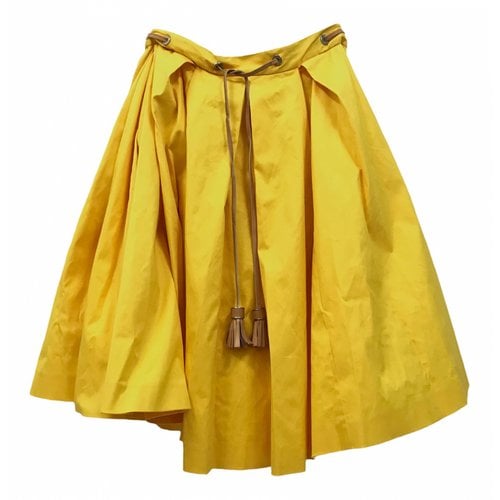 Pre-owned Dsquared2 Mid-length Skirt In Yellow