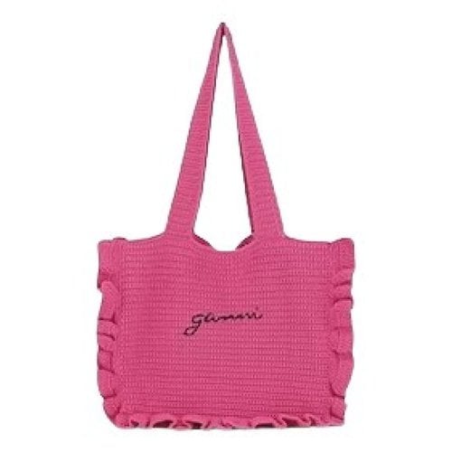 Pre-owned Ganni Tote In Pink