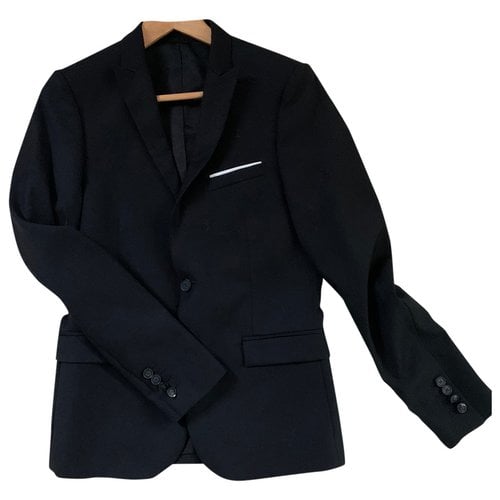 Pre-owned The Kooples Spring Summer 2019 Wool Suit In Black
