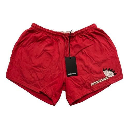 Pre-owned Dsquared2 Short In Red