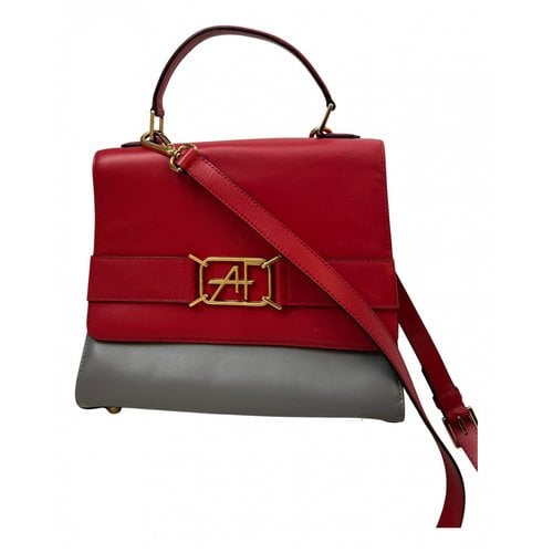 Pre-owned Alberta Ferretti Leather Handbag In Red