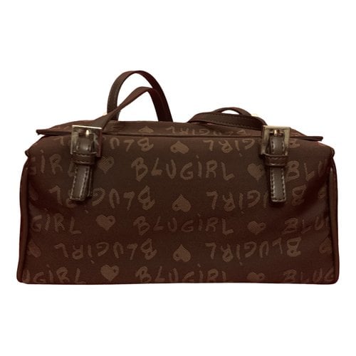 Pre-owned Blugirl Folies Cloth Handbag In Brown