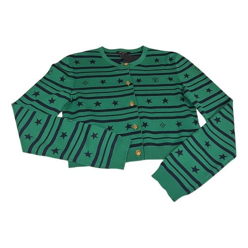 Pre-owned Louis Vuitton Cardigan In Green