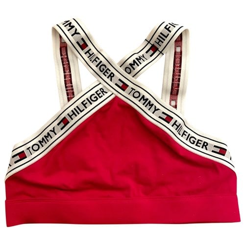 Pre-owned Tommy Hilfiger Top In Red
