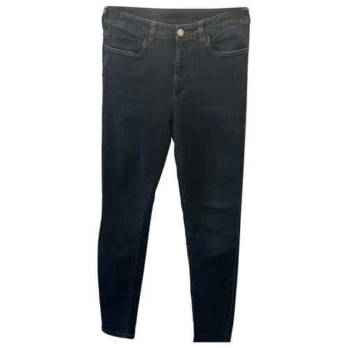 Pre-owned Prada Slim Pants In Blue