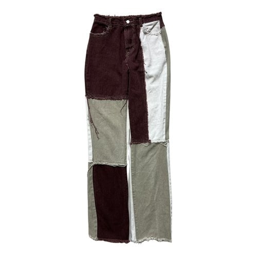 Pre-owned American Vintage Cloth Trousers In Multicolour