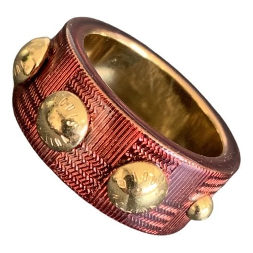 Pre-owned Louis Vuitton Clous Ring In Gold