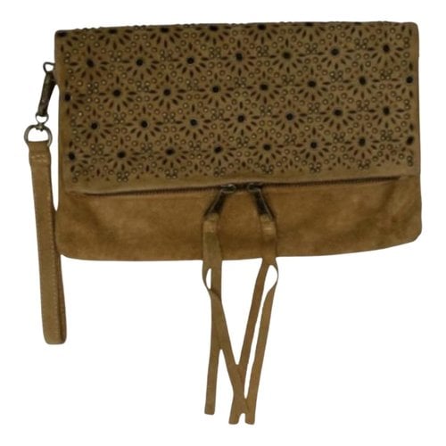 Pre-owned Ash Clutch Bag In Camel