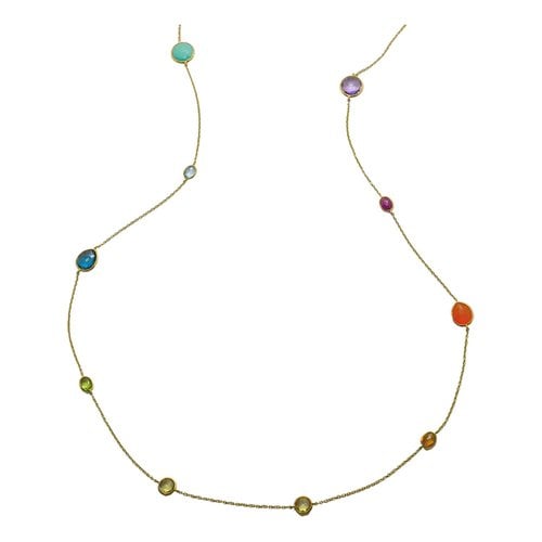 Pre-owned Ippolita Yellow Gold Necklace In Multicolour