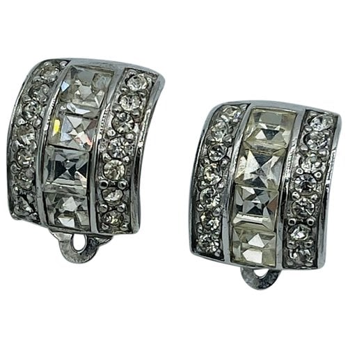 Pre-owned Givenchy Earrings In Silver