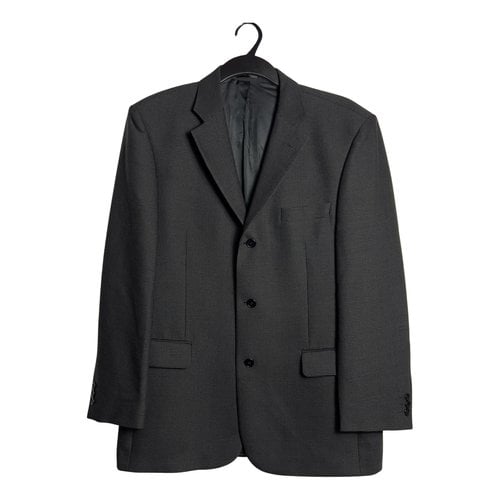 Pre-owned Balmain Wool Vest In Black