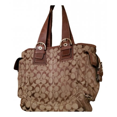 Pre-owned Coach Princess Street Dome Satchel Satchel In Brown