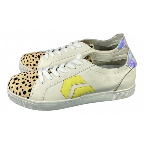 Pre-owned Dolce Vita Leather Trainers In Multicolour