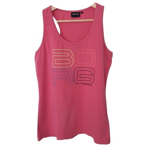 Pre-owned Bjorn Borg Top In Pink