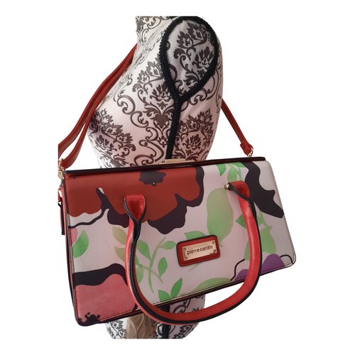 Pre-owned Pierre Cardin Vegan Leather Handbag In Multicolour