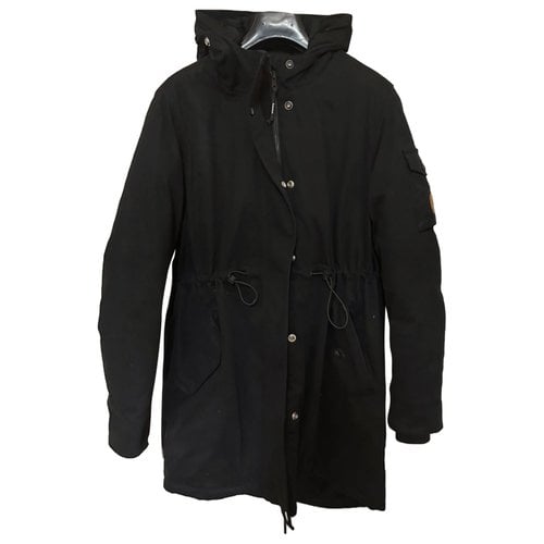 Pre-owned Timberland Parka In Black