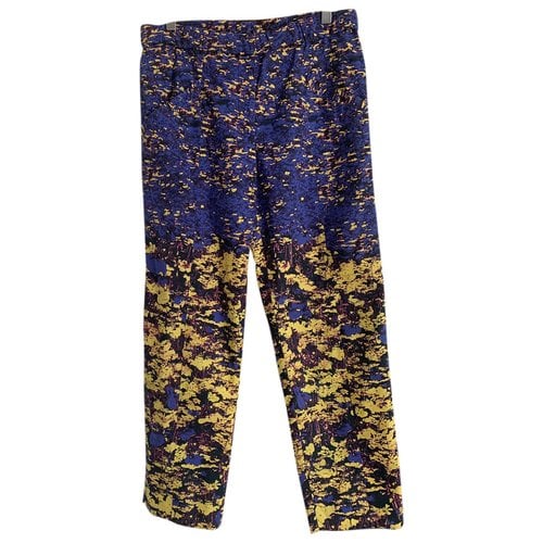 Pre-owned Cacharel Straight Pants In Multicolour