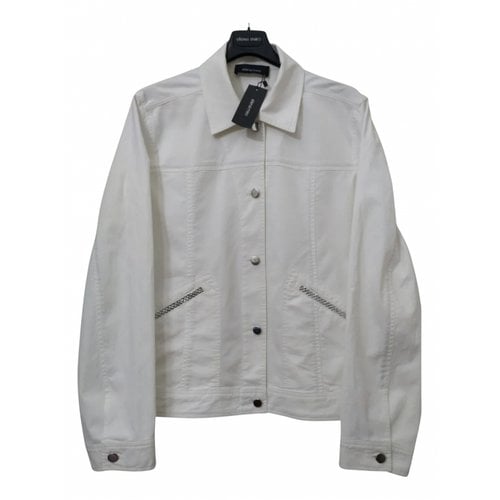 Pre-owned Elena Miro' Jacket In White