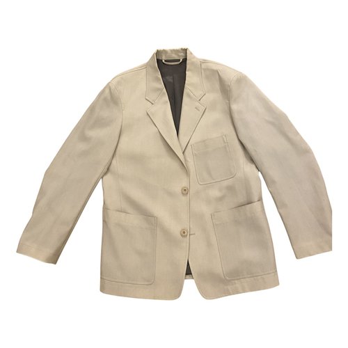 Pre-owned Lemaire Wool Jacket In Beige