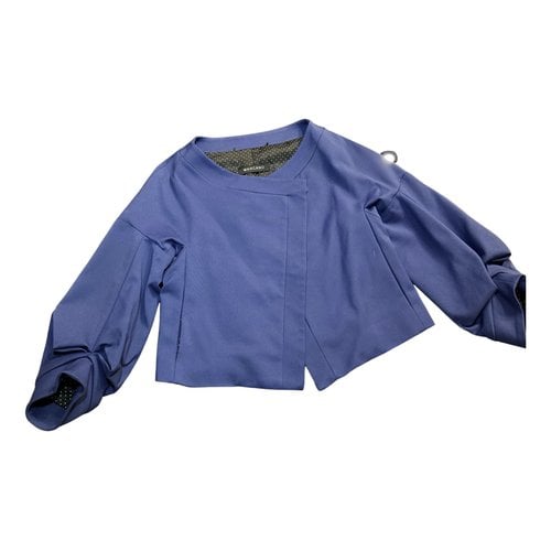 Pre-owned Mangano Short Vest In Blue