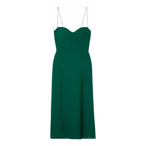 Pre-owned Reformation Mid-length Dress In Green