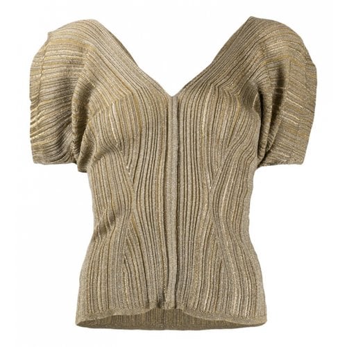 Pre-owned Chloé Top In Gold
