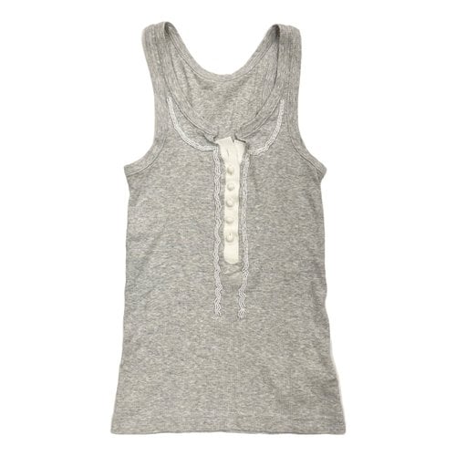 Pre-owned Sacai Camisole In Grey