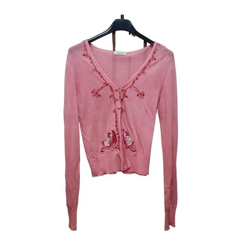 Pre-owned Pinko Cardigan In Pink