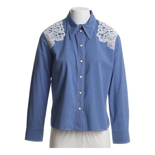 Pre-owned Chloé Shirt In Blue