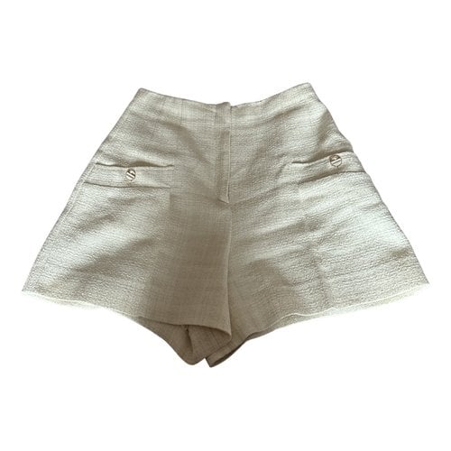 Pre-owned Sandro Shorts In White