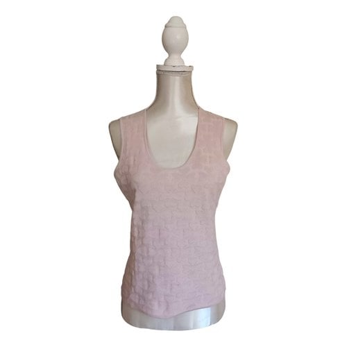 Pre-owned Malo Vest In Pink