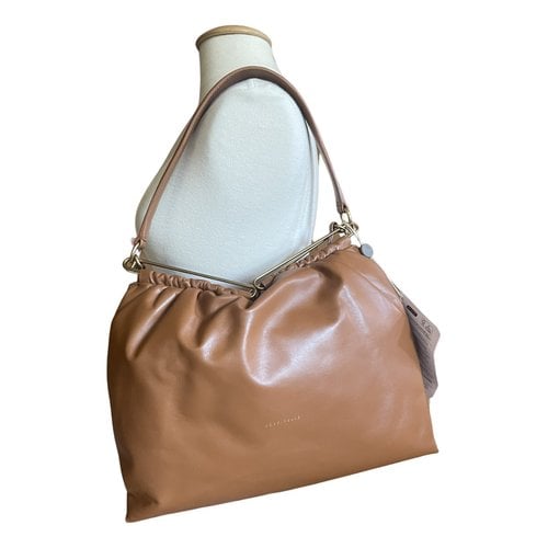 Pre-owned Coccinelle Leather Handbag In Camel