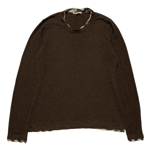 Pre-owned Burberry Sweatshirt In Brown