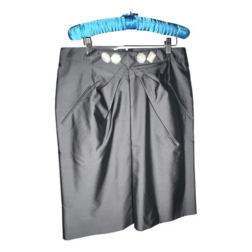 Pre-owned Moschino Skirt In Grey