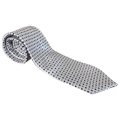 Pre-owned Paul Smith Silk Tie In White