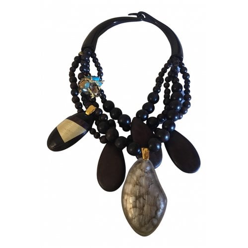 Pre-owned Alexis Bittar Necklace In Brown