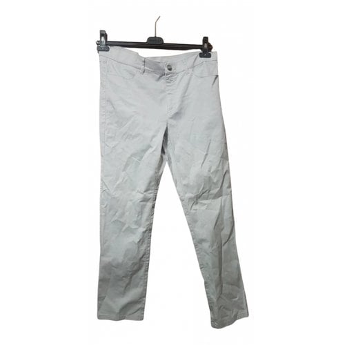 Pre-owned Marella Slim Pants In Grey