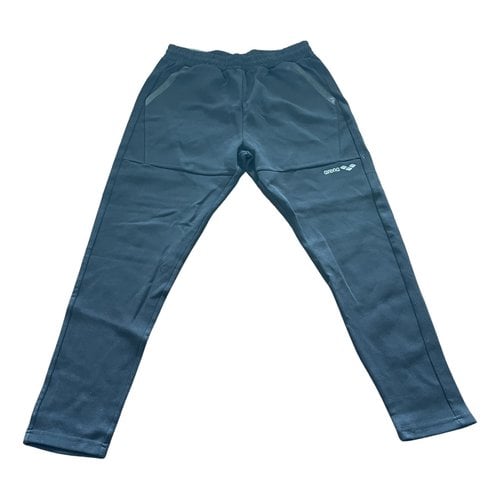 Pre-owned Arena Trousers In Black