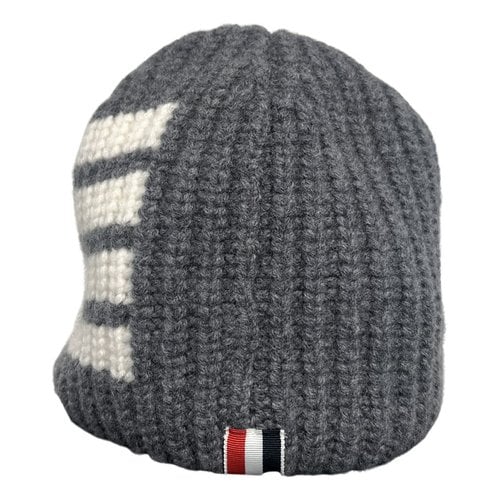 Pre-owned Thom Browne Wool Hat In Grey