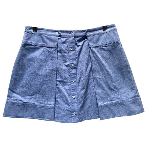 Pre-owned Alexander Wang Mini Skirt In Blue