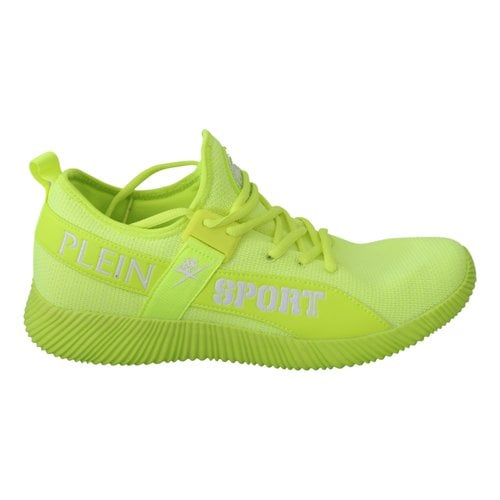 Pre-owned Philipp Plein High Trainers In Green