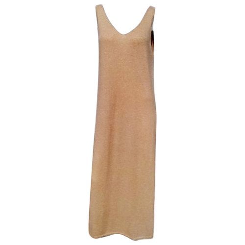 Pre-owned Joie Cashmere Maxi Dress In Beige