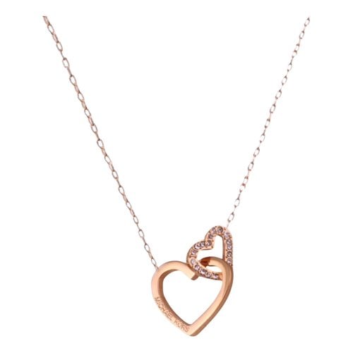 Pre-owned Michael Kors Pink Gold Necklace