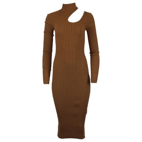 Pre-owned Anine Bing Mid-length Dress In Brown